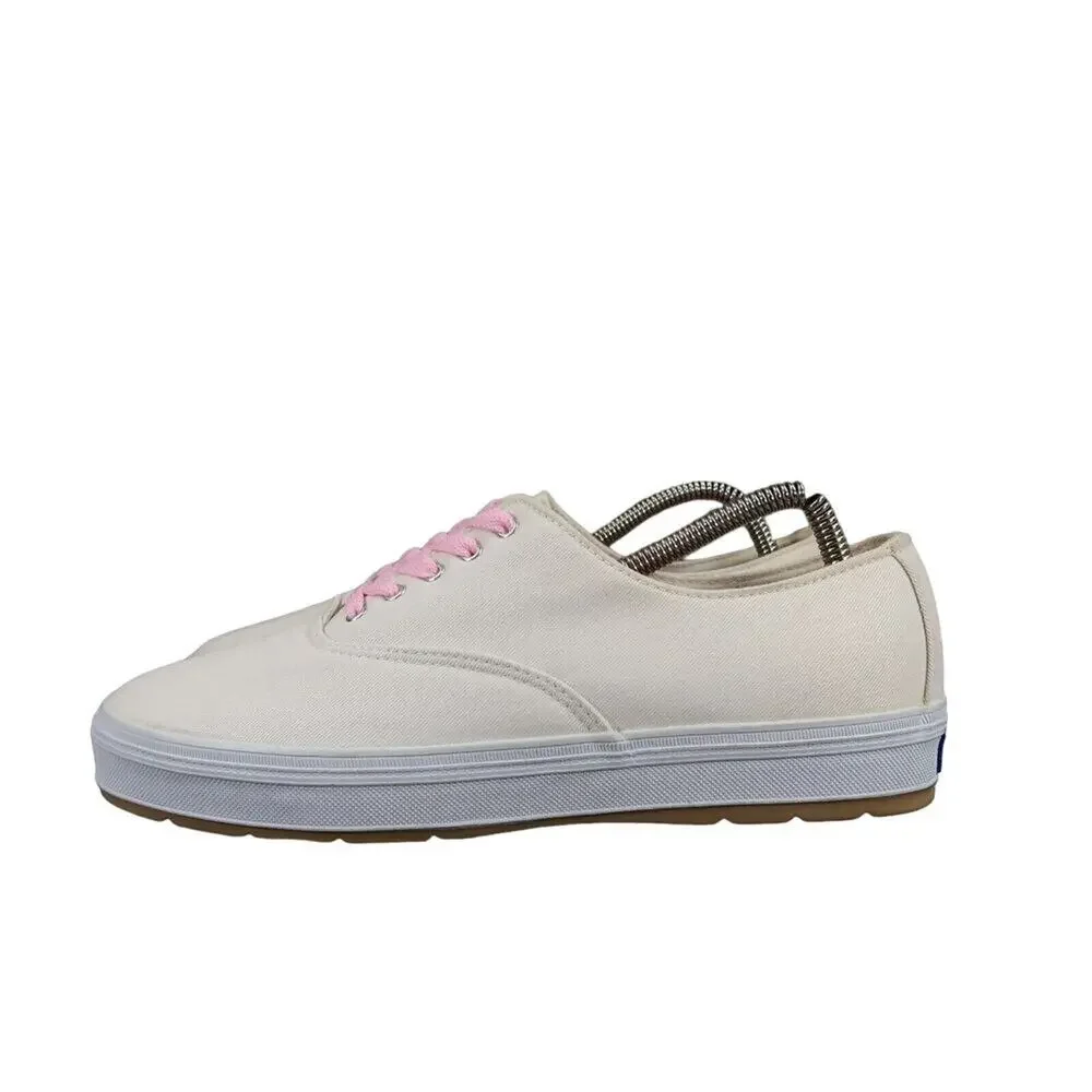 Keds Shoes Womens 9 Sneakers Casual Canvas Trainers Classic White Active Comfort